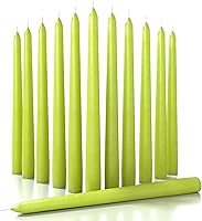 Vista 15 de Candwax - Velas cónicas de 12.0 in, sin goteo, sin perfume, cera de parafina con mechas de algodón, 10 horas de combustión