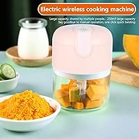 Vista 7 de Mini Food Processor 3 Blades Electric 250ml Usb (Pink)
