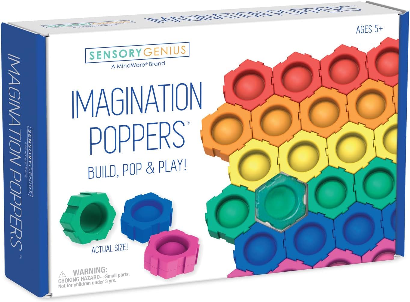 MindWare Sensory Genius Imagination Poppers Educational Toy