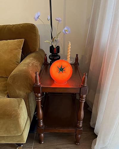 Miniatura 5 de Linda lámpara de mesa para dormitorio, cocina, sala de estar, pequeña y bonita luz nocturna de fruta, lámpara de mesa auxiliar de noche, decoración