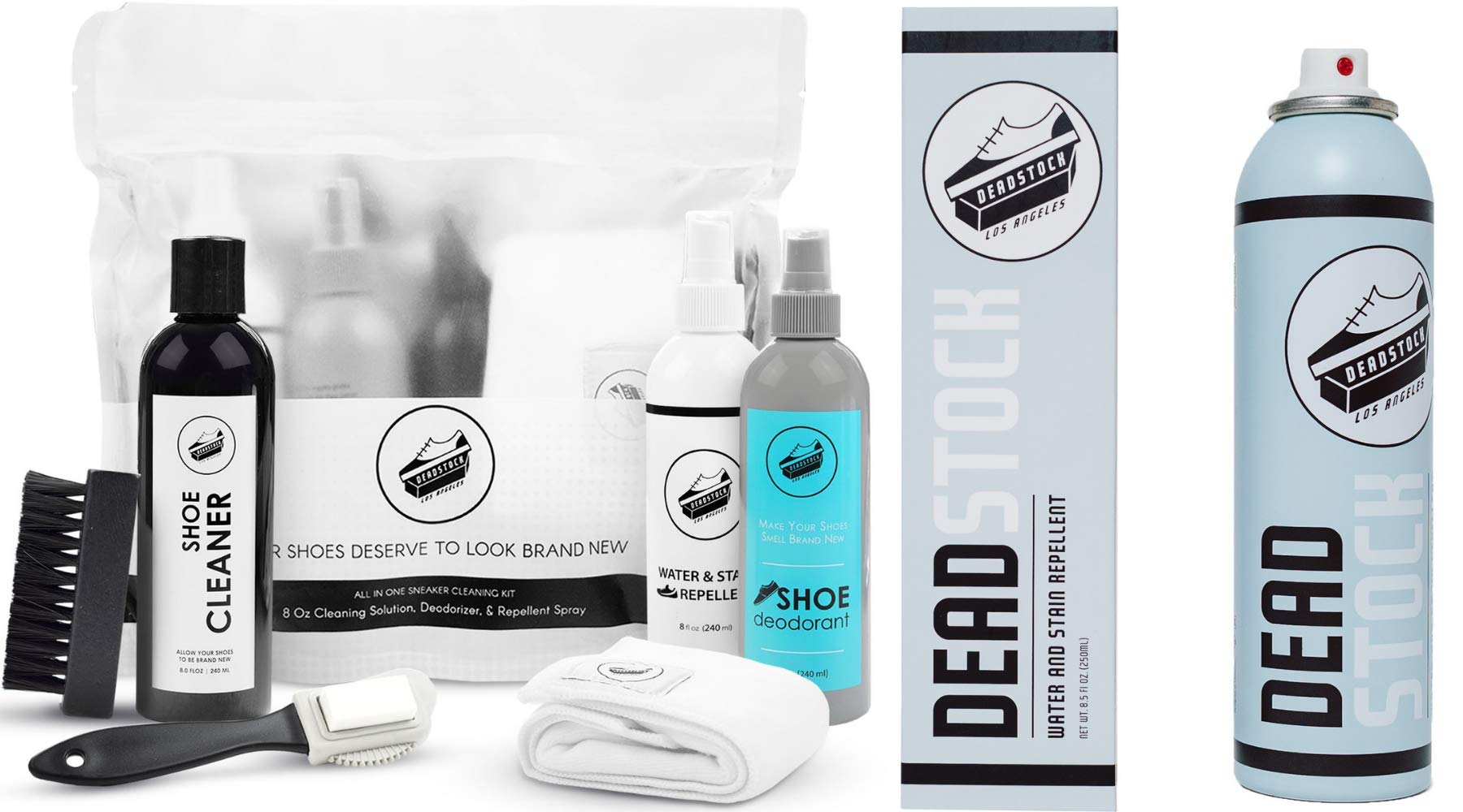 Buy Shoe Cleaner Kit Bundle 8oz Shoe Cleaner, 8oz Water Based