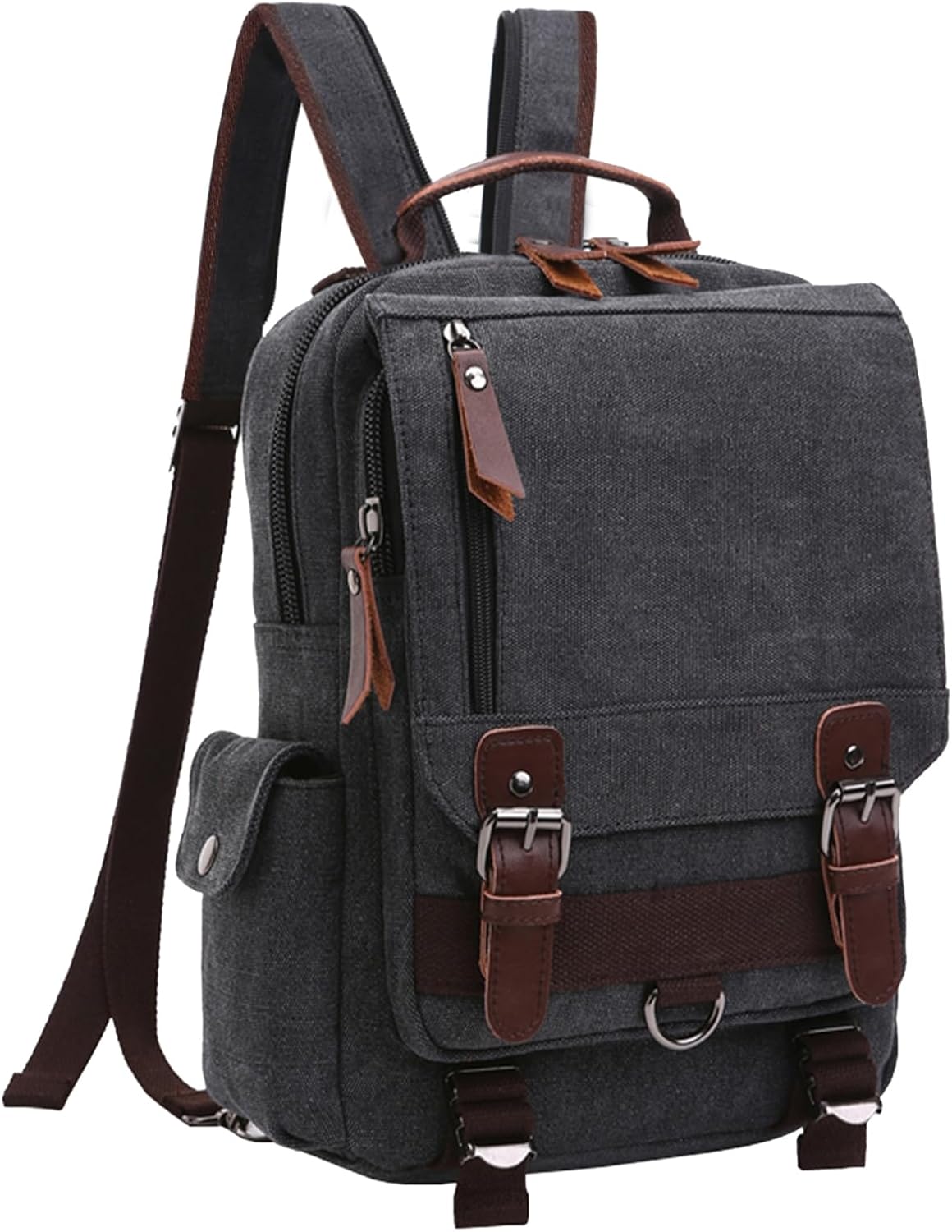 mygreen Canvas Cross Body Messenger Bag Shoulder Sling Backpack Travel Rucksack