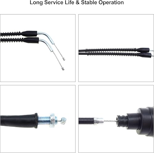 Miniatura 7 de Cable del acelerador ATV, Motion Pro TORS Eliminator Cable del acelerador de repuesto para Yamaha Banshee 350 YZ350 1987-2006, 01-0813