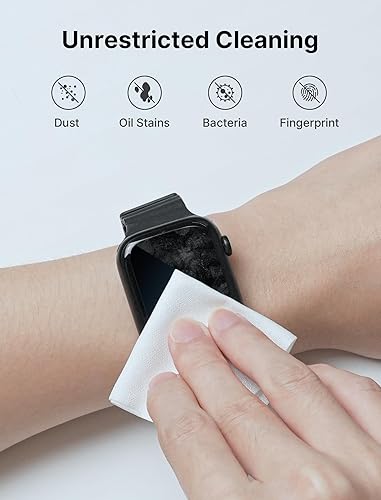 Miniatura 4 de JSAUX Paño de limpieza de microfibra (50 en total) para cubierta de vapor  Paño limpio desechable para lentes de ojos, gafas, gafas, pantallas,