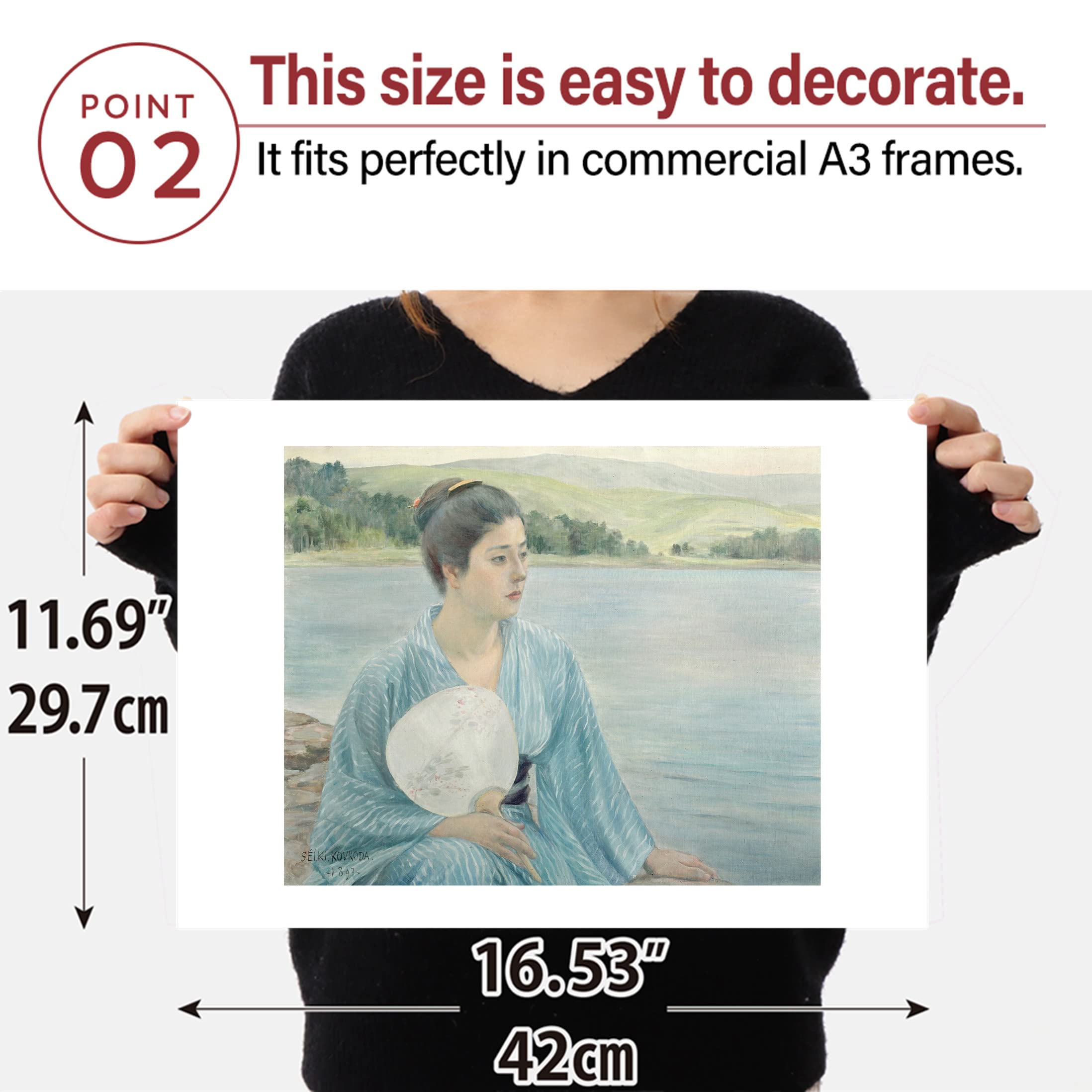 Amazon.com: 【Made in Japan】 Poster Japanese Painting Seiki