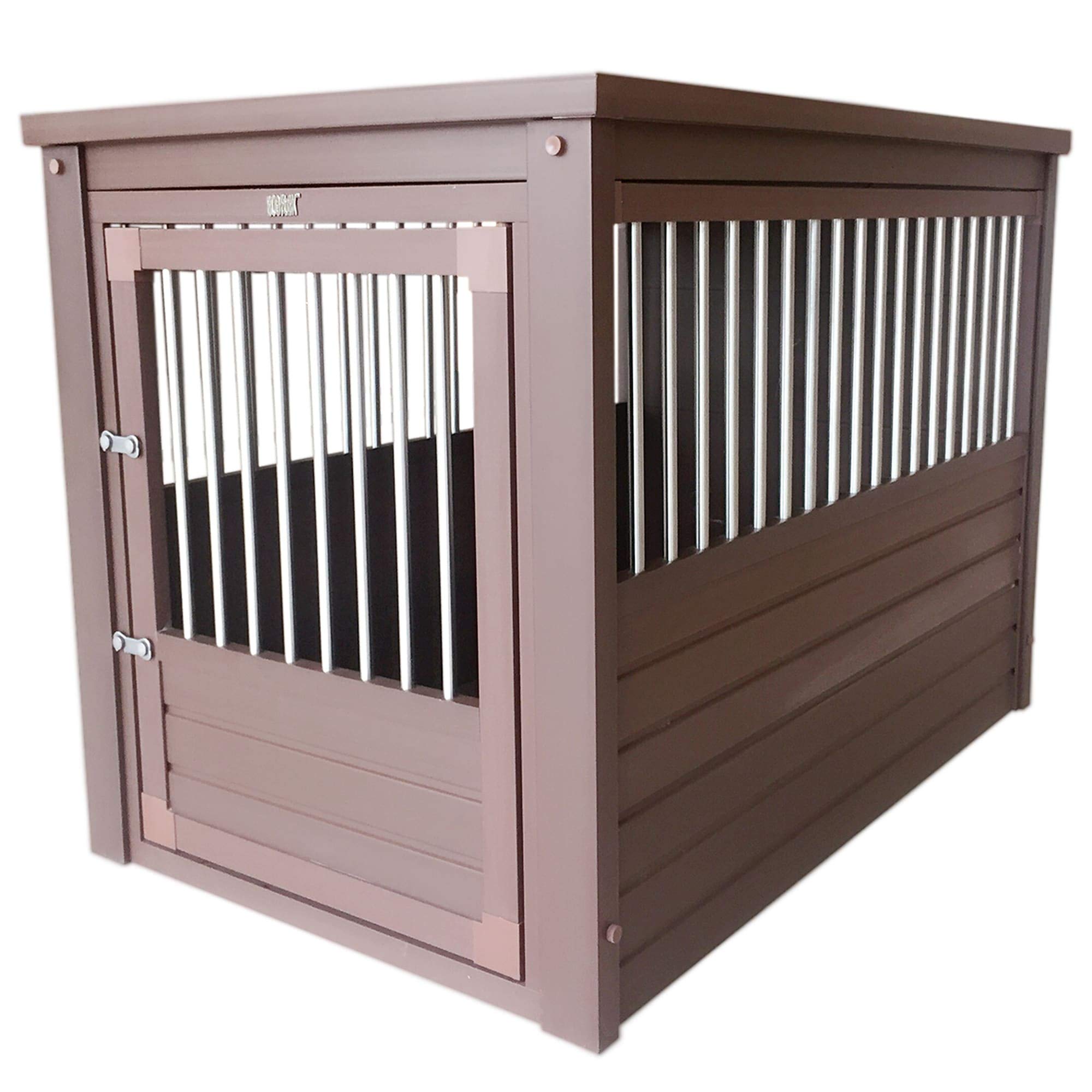 New Age Pet ecoFLEX Pet Crate/End Table, XLarge, Russet