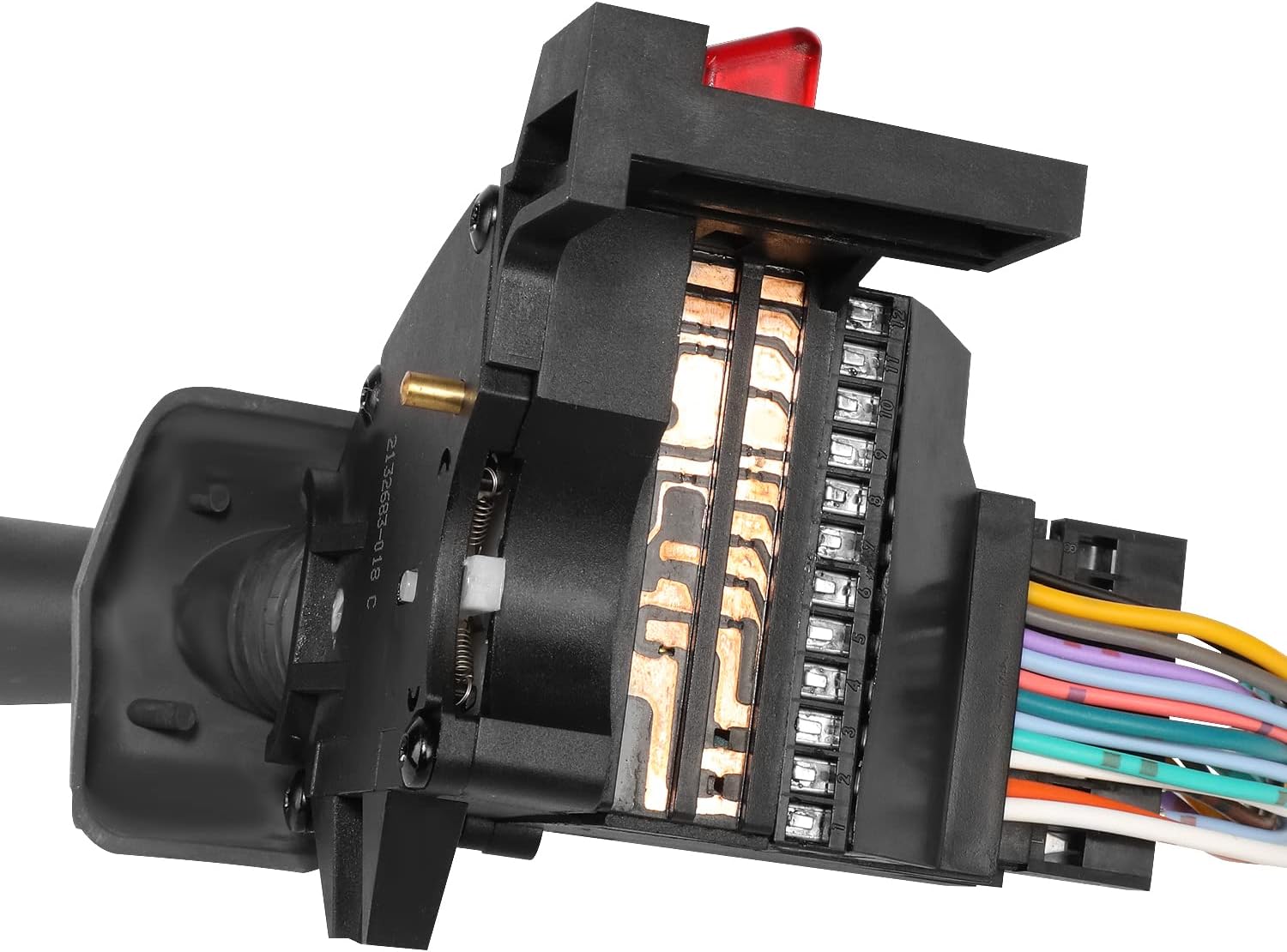 DNA MOTORING OEM-SW-0013 Combination Switch Compatible with 95-99 C/K1500 2500 Suburban,H/L Dimming, Turn Signal, Hazard Light, Wiper, Washer