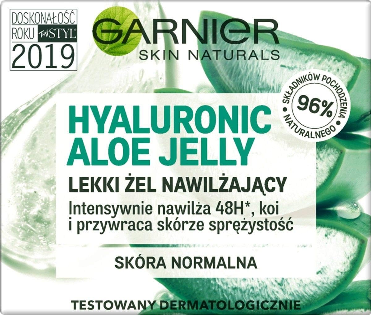 Garnier Skin Naturals Hyaluronic Aloe Jelly Lekki żel nawilżający, skóra normalna, 50 ml