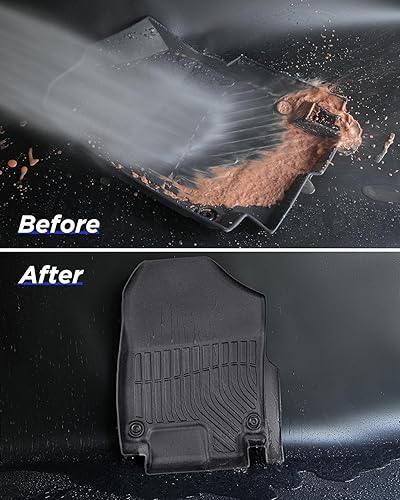 Miniatura 7 de Alfombrillas de goma para Dodge Grand Caravan 2008-2020 para todo tipo de clima, para Dodge Grand Caravan 2020 2019 2018 2017 2016 2015 2014 2013