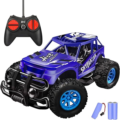 Miniatura 1 de Coche de carreras a control remoto para niños regalo durable antideslizante Off-Road a prueba de golpes de alta velocidad  Auto todoterreno
