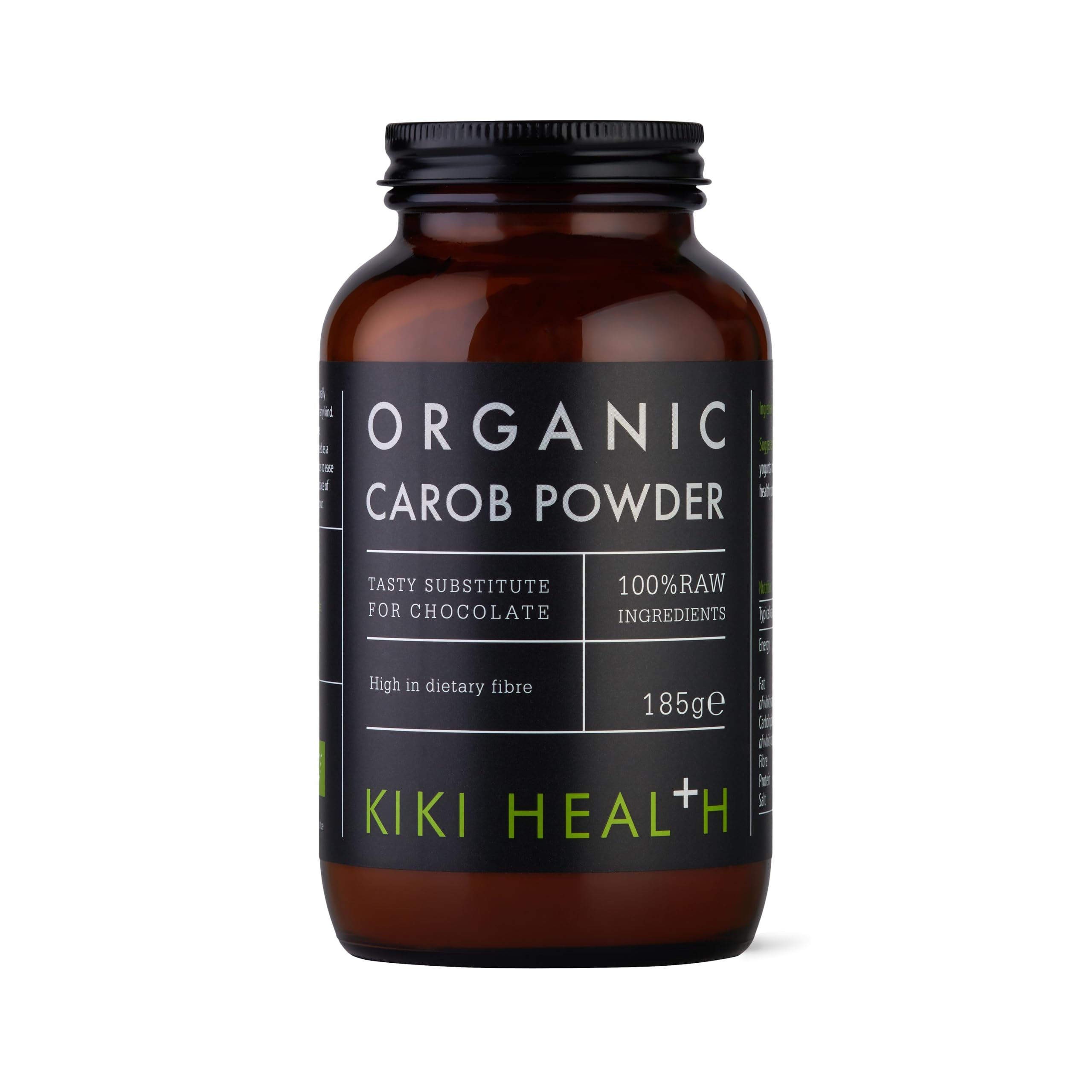 Organic Carob Powder, 185 Gm