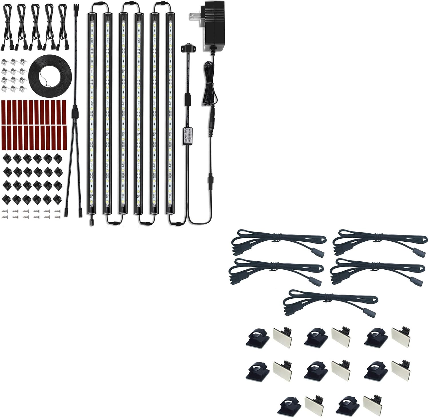 Litever Motion Activated LED Safe Lighting Kit + Extra Extension Cables