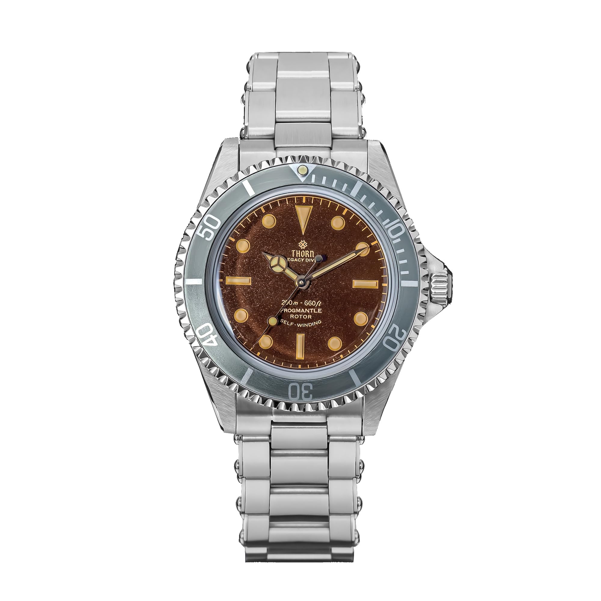 TACTICAL FROG Thorn T023 V2 Taucheruhr Automatik, PT5000, 40mm | Saphirglas, 200M Wasserdicht, 316L Edelstahl, Verschraubte Krone