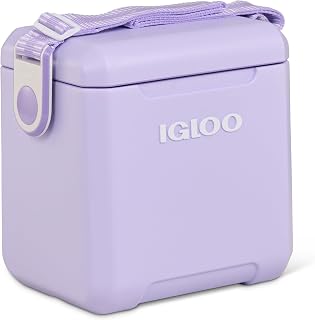 Igloo Tag Along Too 11-Quart Insulated Picnic Cooler - Holds 14 Cans, Leak-Proof, MaxCold 2-Day Ice Retention, Lilac Breeze