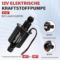 CarBole Elektromos Üzemanyag Szivattyú 12V Benzin Dízel Pump Réz 2-3.5 PSI 3