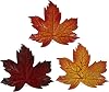 FOMIYES Metal Maple Leaves Statue 3Pcs Maple Leaves Metal Autumn s Hanging Leaf Wall Decor Window Decoration for Christmas Thanksgiving Holidays Iron s Wall Decor