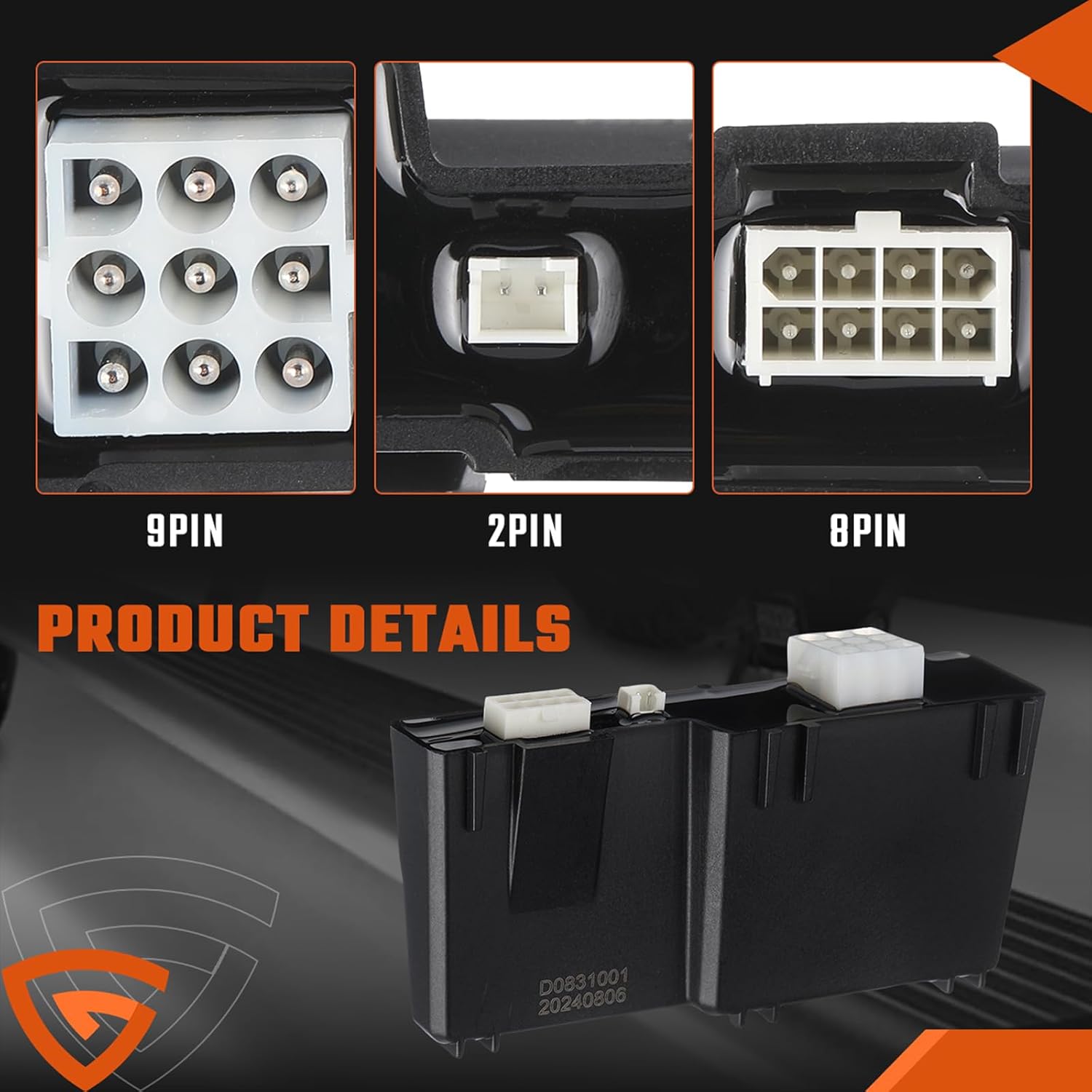 A-04/A-06 Control Module Fit for Amp Research Powerstep Running Boards and Steps on Pickup Trucks Replaces#19-04280-STA Controller