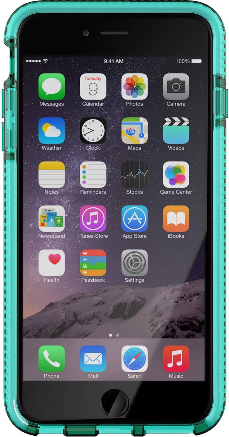 tech21 Apple iPhone 6 Plus/iPhone 6s Plus Evo Check Fitted Case FlexShock Impact Protection- Aqua/White