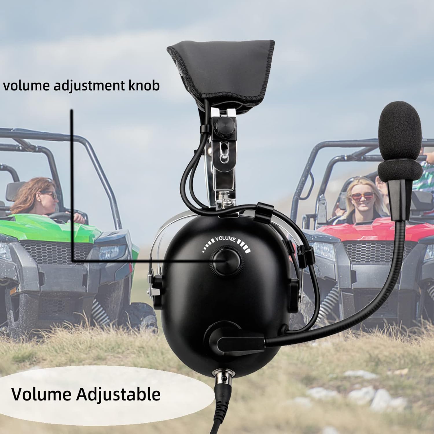 Rеvіеw Prоduсt Retevis 2 Way Radio Noise Reduction Headset, Compatible with Retevis RT22 RT21 H-777 RT68 RT19 Baofeng UV-5R pxton Walkie Talkies, Walkie Talkie Earpiece with Adjustable Volume Knob Boom Mic (1 Pack)