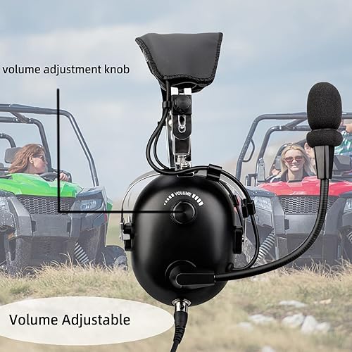 Miniatura 5 de Retevis Auriculares Walkie Talkie con reducción de ruido, auriculares de carreras, para RT22 RT21 H-777 RT68 NR10 RT86 RA89 RA79, compatible con
