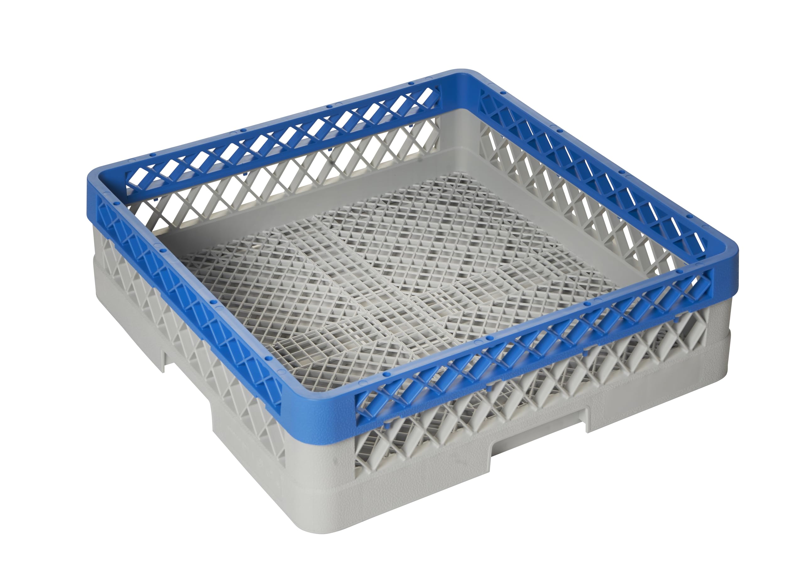 METRO Professional Cestas para lavavajillas GBK5000, 2 unidades (cesta gris + extensor azul), polipropileno, 50 x 50 cm
