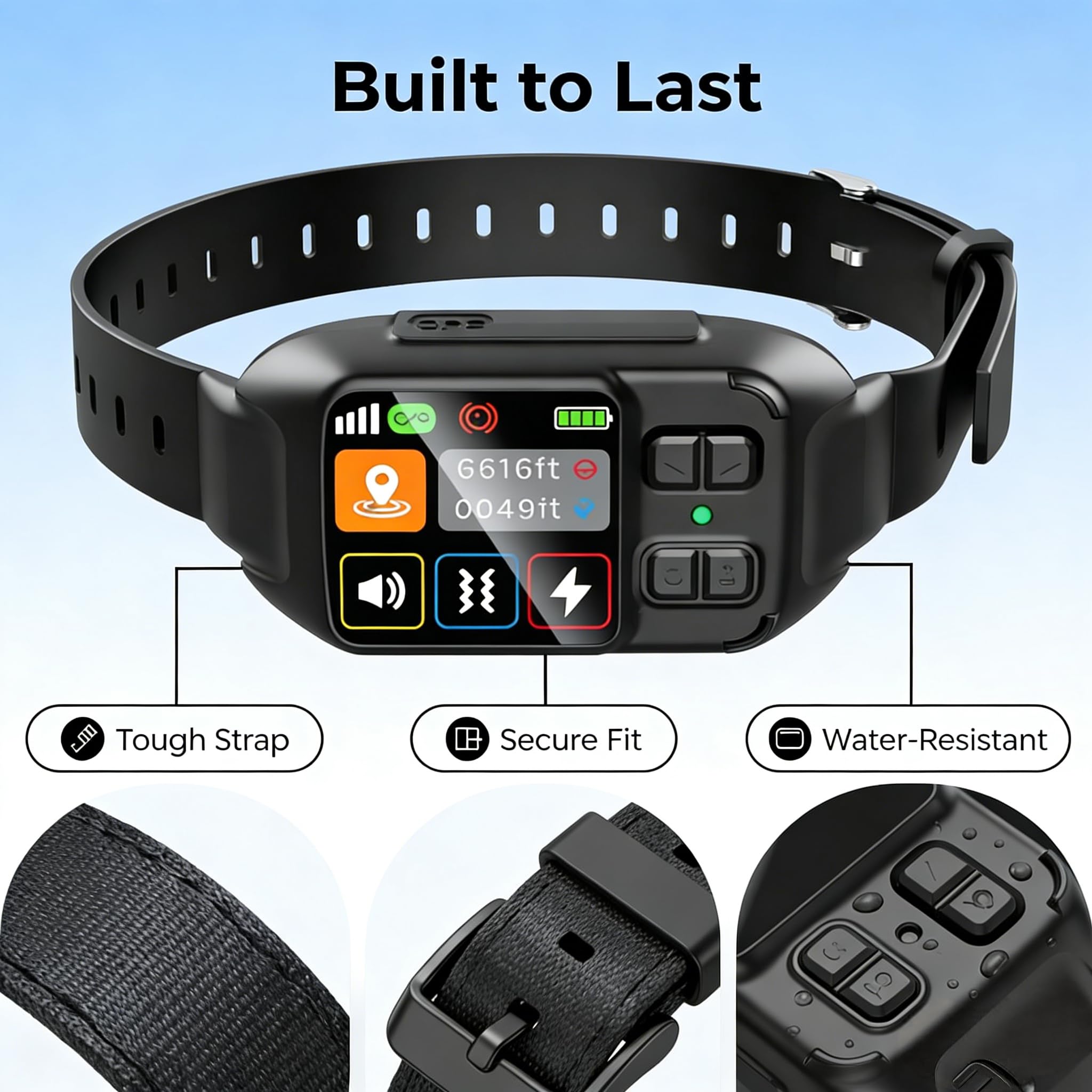GPS Wireless Dog Fence System,Invisible Fence for Dogs with GPS Collar,Wireless Electric Dog Fence for Large & Small Dogs– Adjustable Boundary Collar,Waterproof & Rechargeable,Large Yard & Outdoor Use - image 5