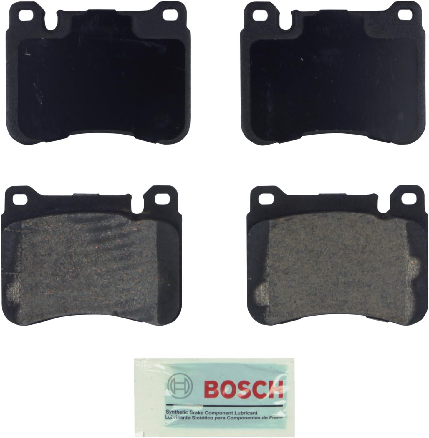 BOSCH BE1121 Blue Ceramic Disc Brake Pad Set - Compatible With Select Mercedes-Benz C230, C240, C280, C320, CLK350, SLK350; FRONT