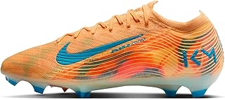 Nike Mercurial Vapor 16 Elite Kylian Mbappe Firm-Ground Low-Top Soccer Cleats (Melon Tint/Igloo/Neo Turquoise)