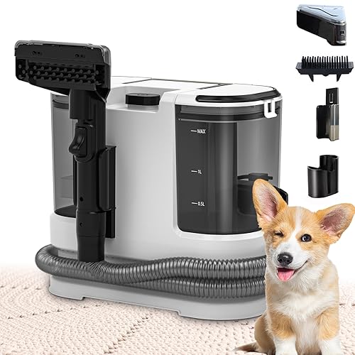 Portable Carpet & Upholstery Cleaner, Deep Cleaning for Rugs, Couch,