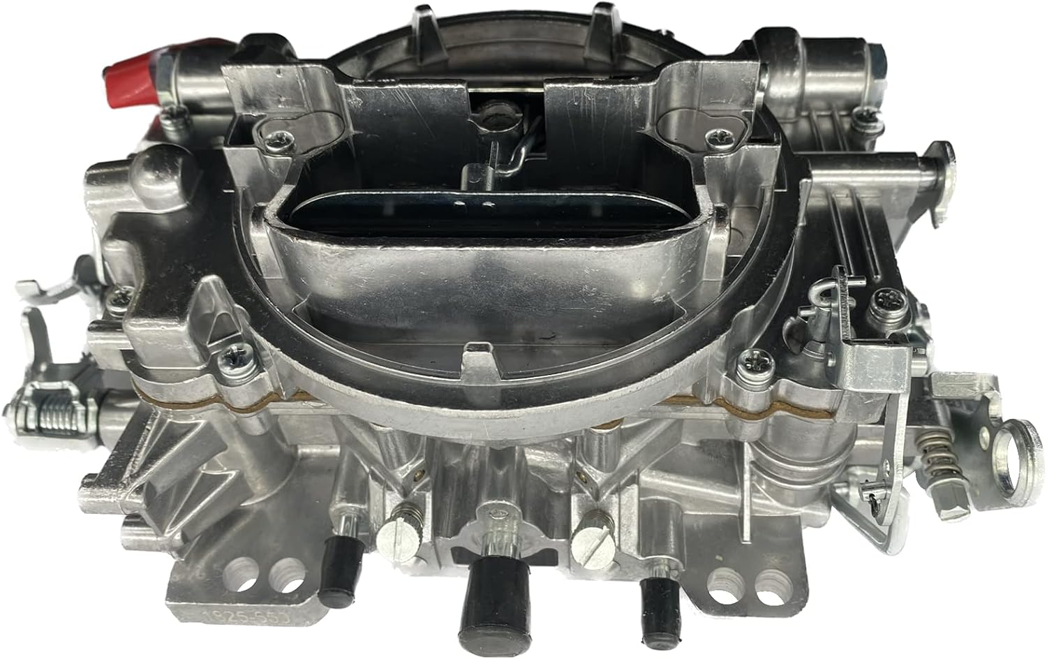 1825 18025 4 Barrel Carburetor Replacement for Thunder AVS Carburetor 650 CFM Satin Finish Off Road Square Bore(Manual Choke)