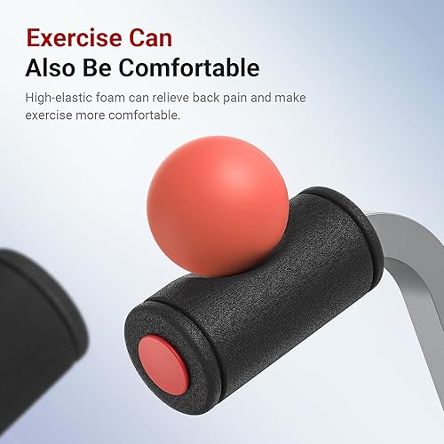 Miniatura 7 de MERACH Ab Machine, Sit Up Exercise Equipment with 3 Adjustable Resistance Levels, Automatic Rebound Ab Crunch Machine for Core Workout, Ab Workout