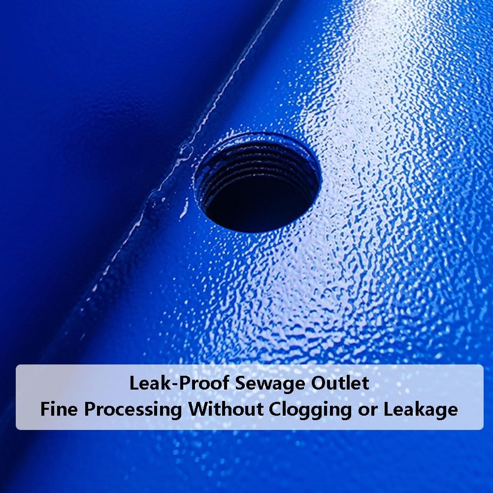 Modular Spill Platform With Drain, Stackable Spill Platform With Forklift Pockets, Spill Containment Tray, Anti-Leak Oil Drum Pallet For Industrial Uses ( Color : Blue , Size : 65x65x17cm/25.59x25.59x