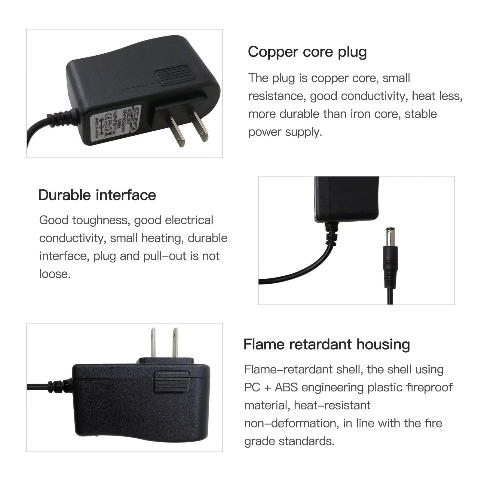 Bloc Secteur 9V 2.0A Pour Brother P-Touch PT-1290, PT-128AF, PT-1280VP, PT-1290RS - Neuf