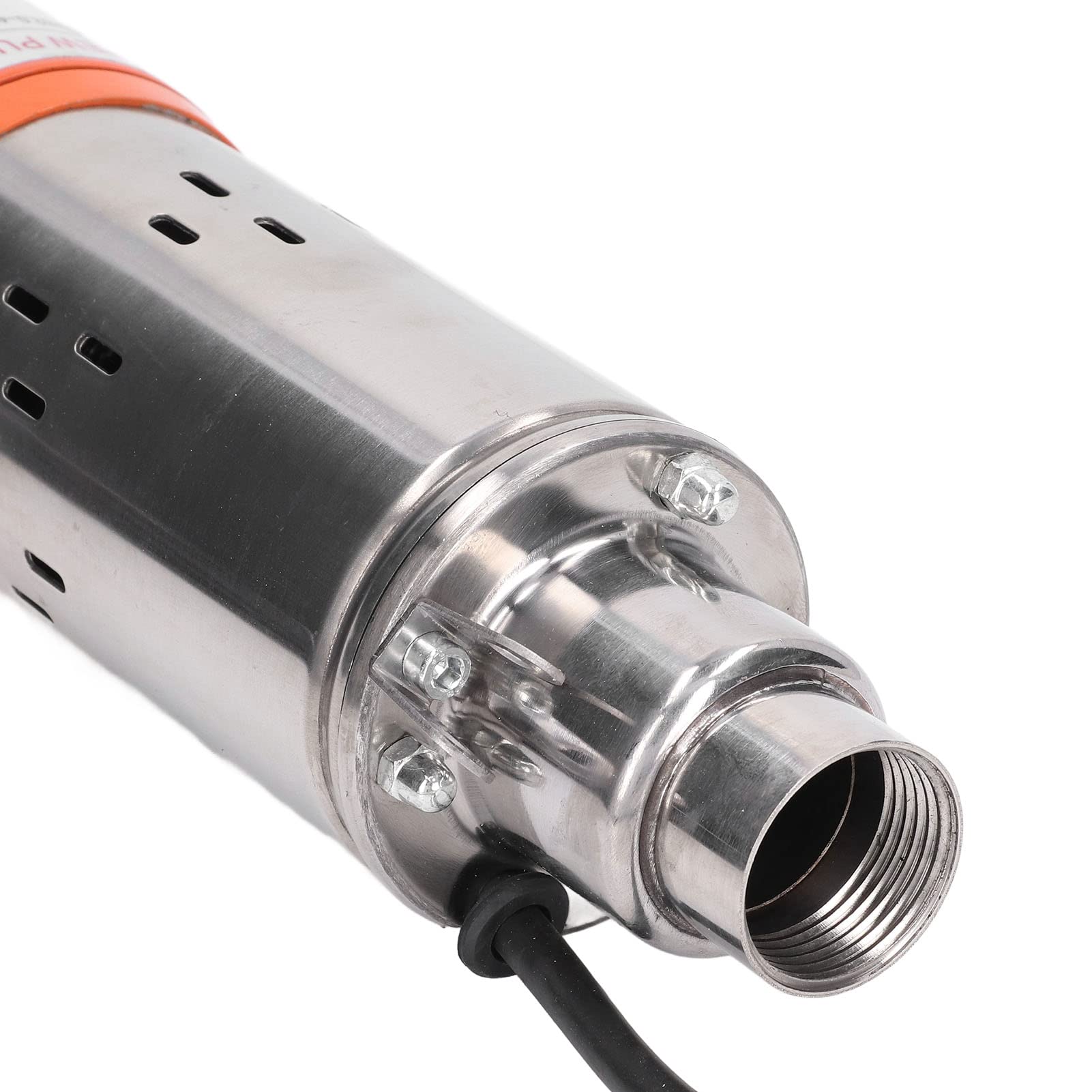 Bomba Solar CC Motor de Cobre Bomba de Agua Sumergible para Pozos Profundos, Kit de Juego de Acero Inoxidable de 24 V para Toma de Agua de Pozo, Construcción de Terrenos,
