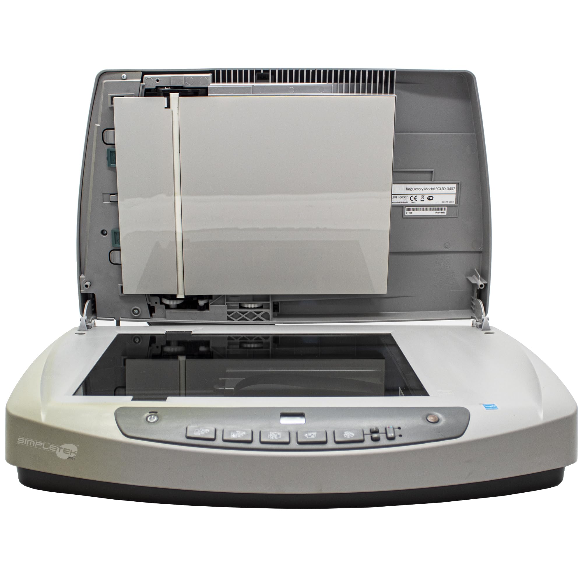 SIMPLETEK - Scanner da Tavolo Piatto 5590 Cablato USB A4 Compatibile con Windows 11 10 8 7 XP Vista Flatbed | Inclusi Cavo di Alimentazione e USB | ADF Non Presente (Ricondizionato)