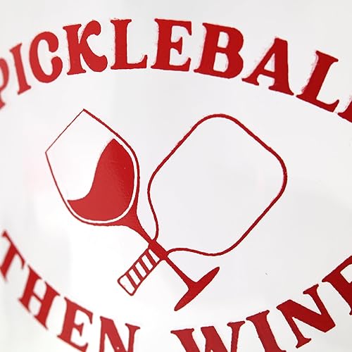 Miniatura 4 de Needzo Pickleball then Wine - Vasos de plástico irrompibles sin tallo, reutilizables e inastillables, 16 onzas cada uno (paquete de 2)