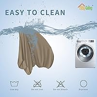 Vista 13 de Easy-Going Fundas Elásticas de 3 Piezas para Cojines de Sofá para Sofá Seccional Izquierdo/Derecho en Forma de L Chaise Lounge Funda de Asiento