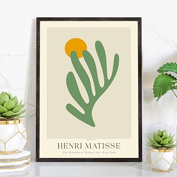 Henri Matisse Poster Prints, Matisse Prints Museum Gallery Exhibition Poster- Henri Matisse Paintings, Matisse Art Works, Matisse Prints- Henri Matisse Exhibition Poster, Vintage Print, Home Wall Art, Office Wall Decor- 12x18 Inches