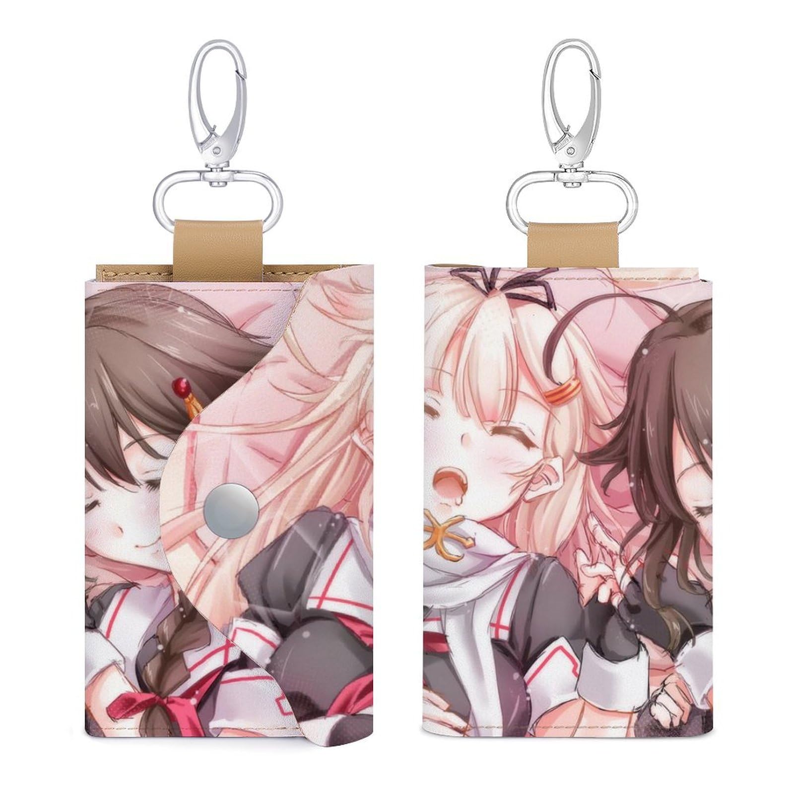 Amazon.co.jp: 艦これ 夕立&時雨 キーケーススマートキー対応 本革 6連