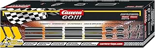 Carrera 61614 GO!!! and Digital 143 Extension Set 3 Add On Parts Includes Straights Curves High Curves