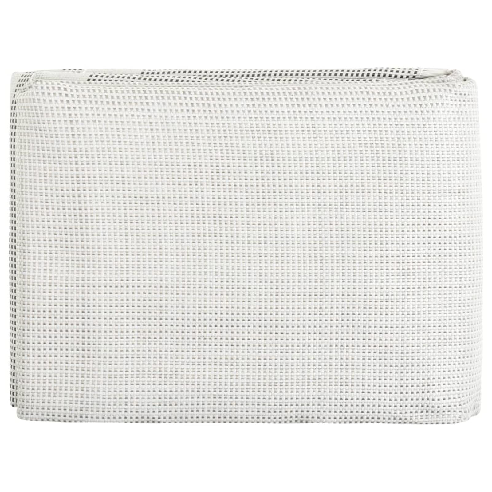 LAPOOH Mata namiotowa, akcesoria do przyczep kempingowych, akcesoria kempingowe, podłoga kempingowa na zewnątrz, markiza kempingowa, szara 300 x 250 cm