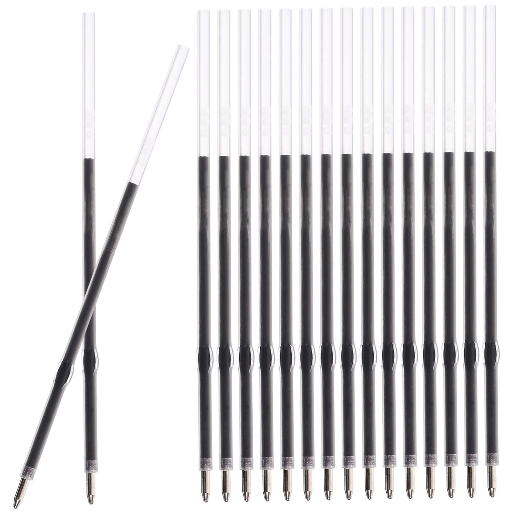 5 Set Premere La Ricarica Della Penna A Sfera Gel Per Penne Nere Ricariche Penna A Punta Fine Evidenziatori Penne Gel Evidenziatore Marcatori Penne A Sfera Marcatore 100 Pezzi * 5