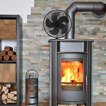 Amazon.co.jp: ストーブファン 薪ストーブファン エコストーブ