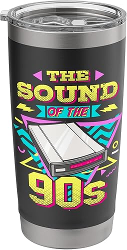 90s Nostalgia Retro 90s Dial Up Internet Vintage Stainless Steel Insulated Tumbler