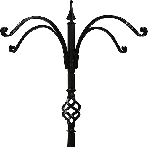 Miniatura 2 de Kettle Moraine - Juego de poste decorativo para pájaros Negro