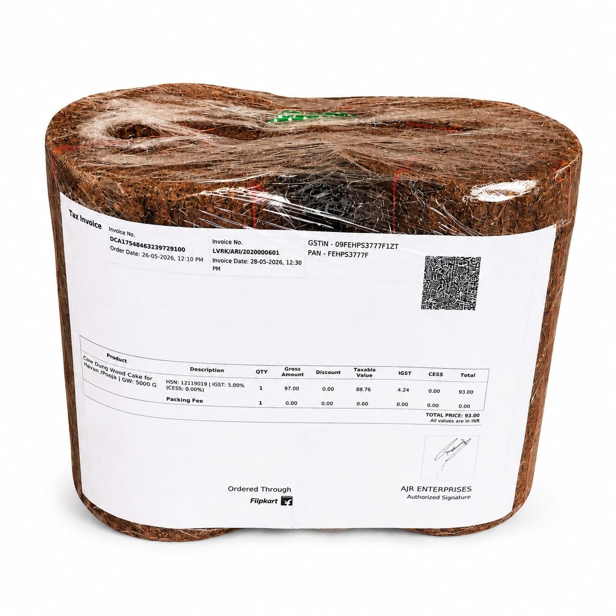 Neem Mix Havan Tikki Natural Cow Dung for Pooja Pack of 10 | Long Burning, Havan & Yagya Use, 100% Natural, 5000g Gross Weight, Neem Mix Formula-picture-22