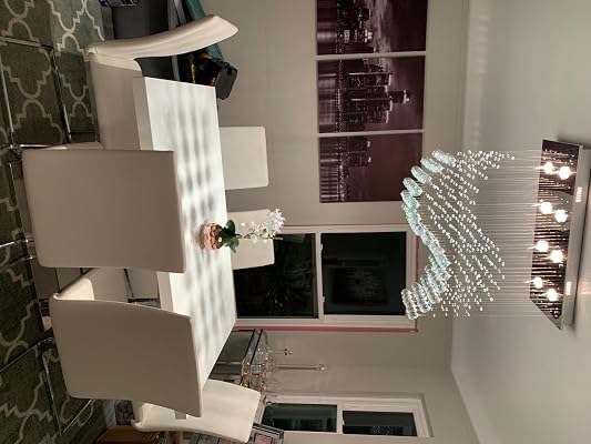SMSaintMossi Saint Mossi 8-Lights Modern K9 Crystal Chandelier India | Ubuy