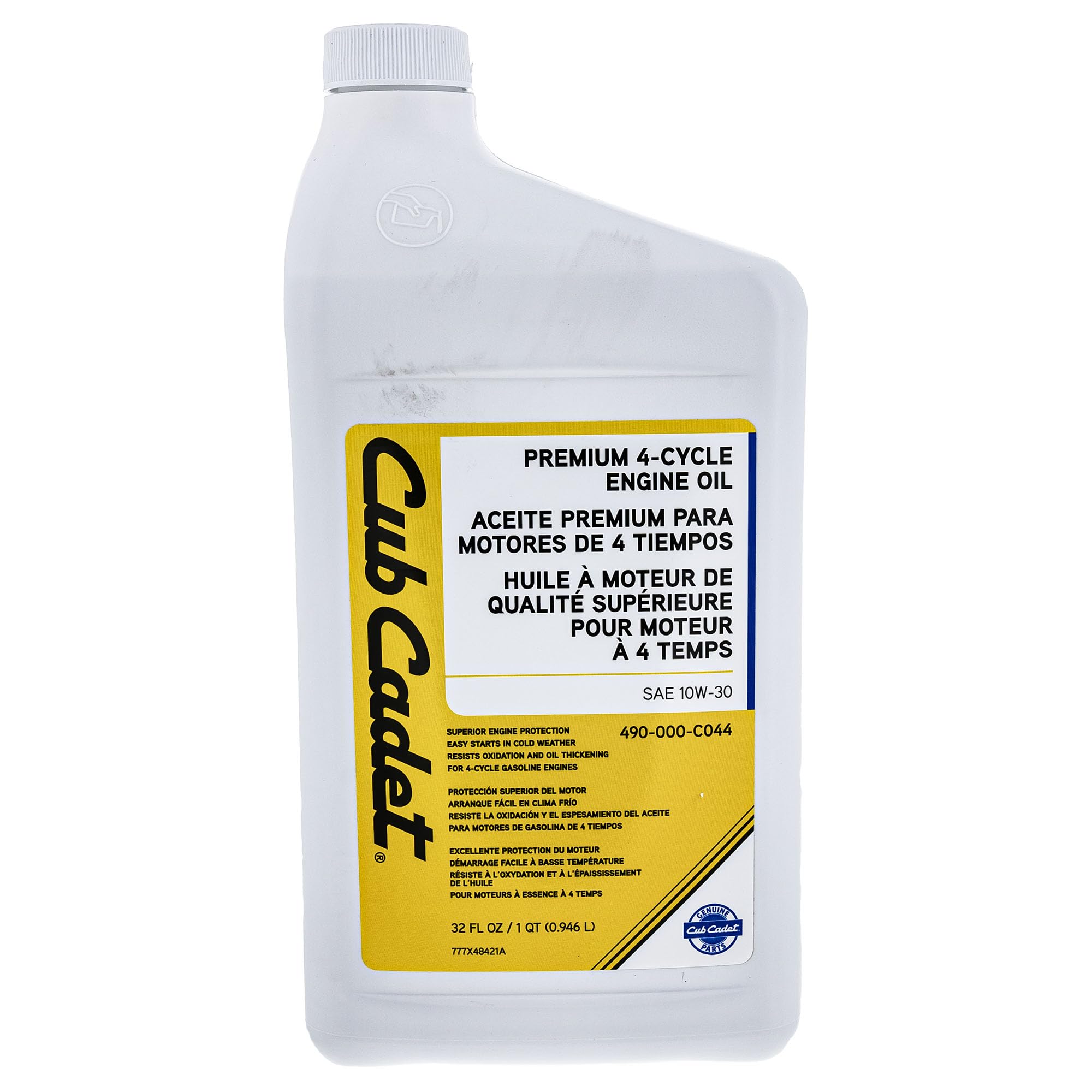 Amazon.com: CUB CADET 490-000-F044 Cc 10 W 30 1 Qt Bottle Z Force