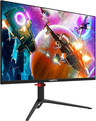 Vista 26 de Sceptre IPS 27 pulgadas 2K 2560 x 1440p QHD 75Hz DisplayPort HDMI 99% sRGB altavoces integrados máquina negro (E275W-QPT)