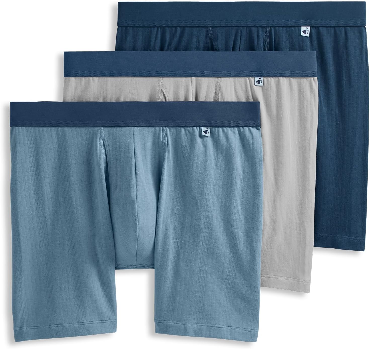 Jockey Men's Underwear Hypersoft 360 6" Boxer Brief - 3 Pack